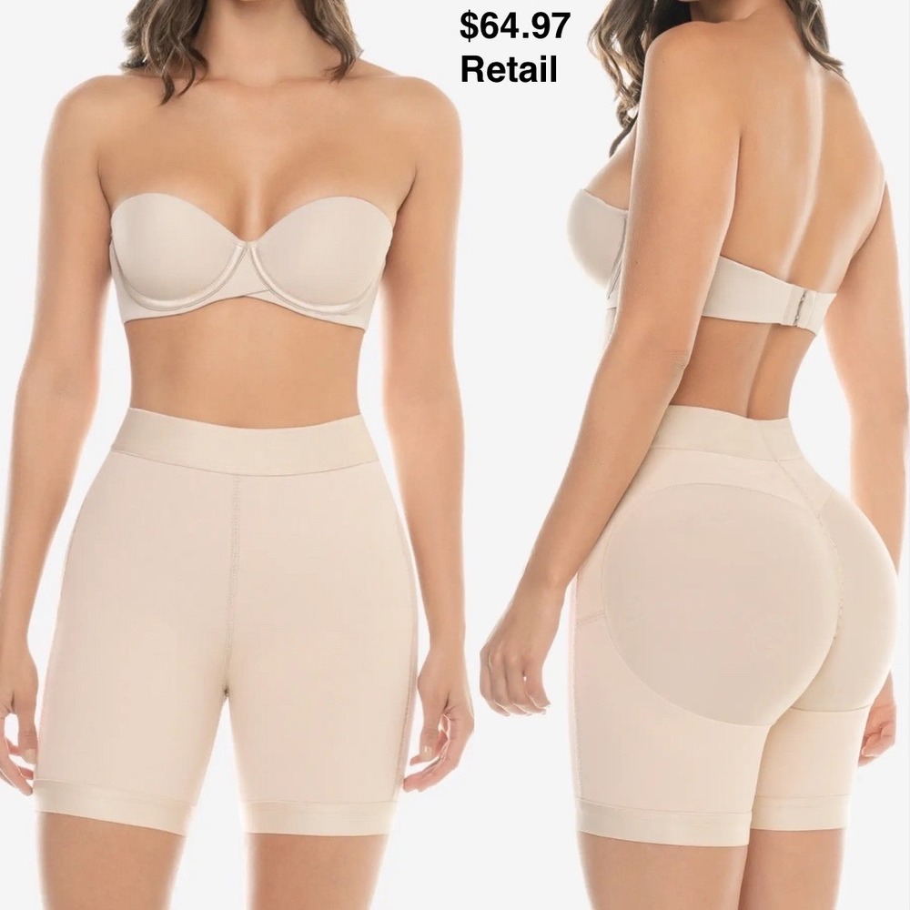 CYSM Thermal Butt-Lifting Shorts Size M Nude Shapewear Faja 256 Compression